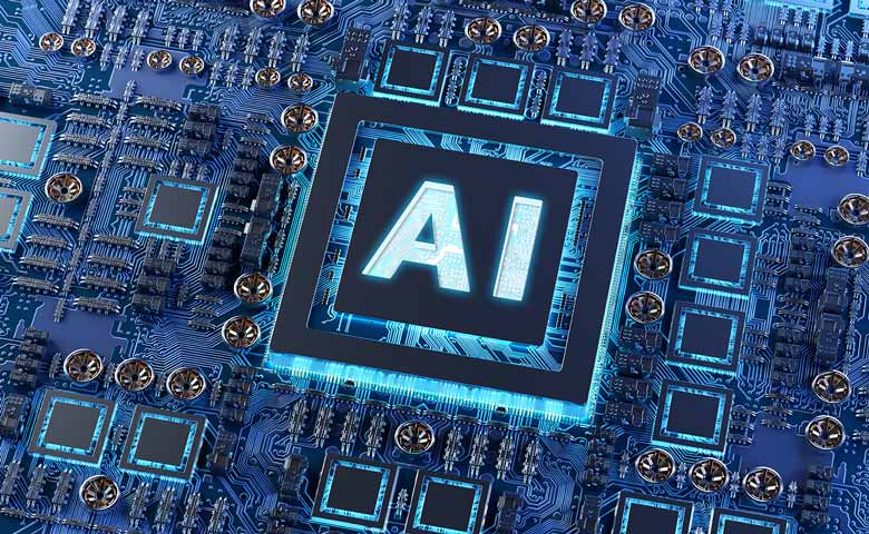 Platine mit Computerchip und der markanten Aufschrift 'AI' für künstliche Intelligenz (KI)- Quelle: Adobe Stock